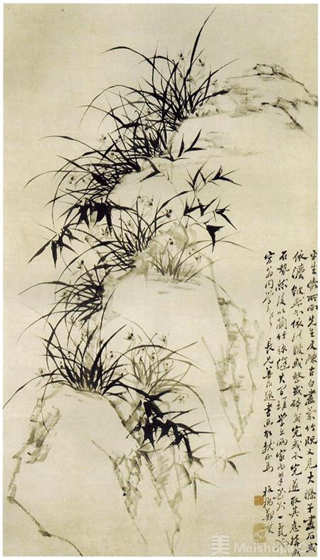 中国美術 中国近代画家 ☆鄭燮☆ 鄭板橋一帆風順☆ 紙本 掛軸